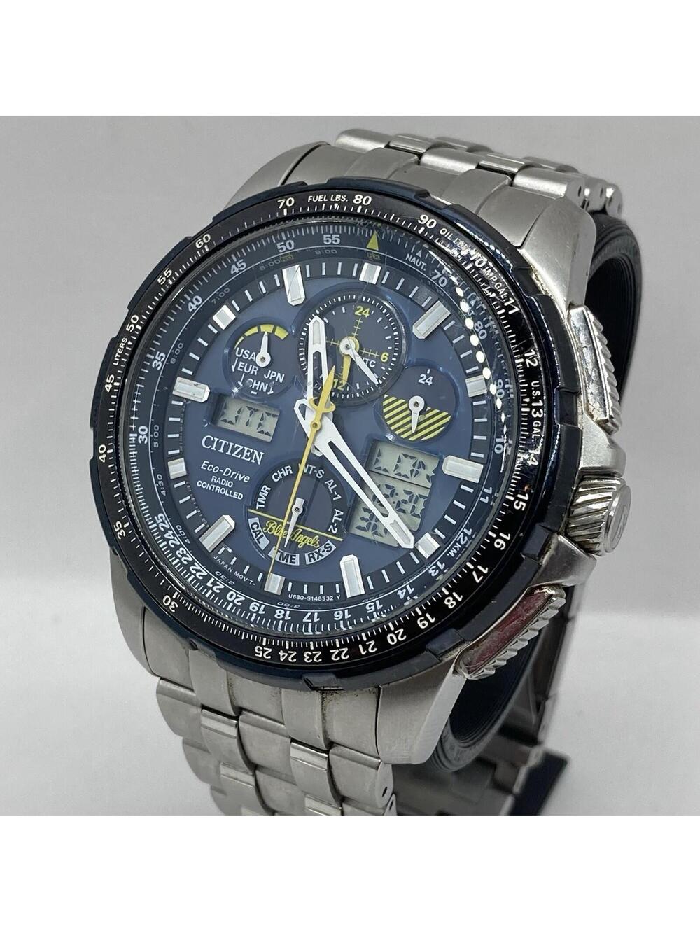 Citizen Promaster Skyhawk Eco Drive A-T Blue Angels Edition Steel U680-S107326